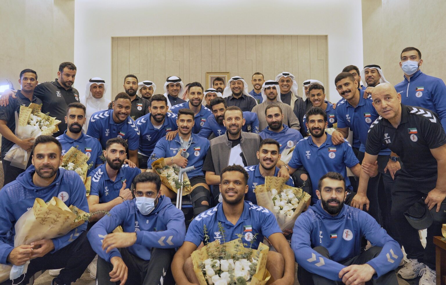 Floward Kuwait national handball team following qualification